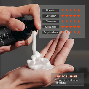 BARBERPASSION Nuevo Mousse Fijador para Rizos de Hombre, <span class=keywords><strong>Espuma</strong></span> Estilizadora de Fijación Fuerte, Marca Privada - Product Image 5