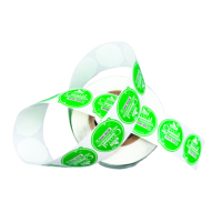 Autocollants ronds personnalisés avec logo, imperméables, 2 pouces, étiquettes circulaires de marque, brillantes ou mates, pour emballage