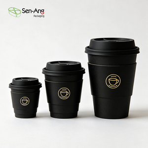 SenAng, Fabricante Mayorista <span class=keywords><strong>de</strong></span> Vasos <span class=keywords><strong>de</strong></span> Papel <span class=keywords><strong>de</strong></span> Doble Pared <span class=keywords><strong>de</strong></span> 8oz, 9oz, 12oz, 16oz y 20oz para Marcas <span class=keywords><strong>de</strong></span> Café y Bebidas, Personalizados - Product Image 1