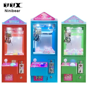 Factory Wholesale Small Mini <b>Claw</b> Crane Toy <b>Machine</b> Cheap Coin Operated Arcade <b>Game</b> & Candy <b>Machine</b> - Product Image 2
