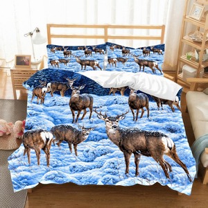Juego de Ropa de Cama de Baloncesto Lai Yan de 3 Piezas con Estampado Digital en Negro y Naranja, Decoración Deportiva para Dormitorio - Product Image 4