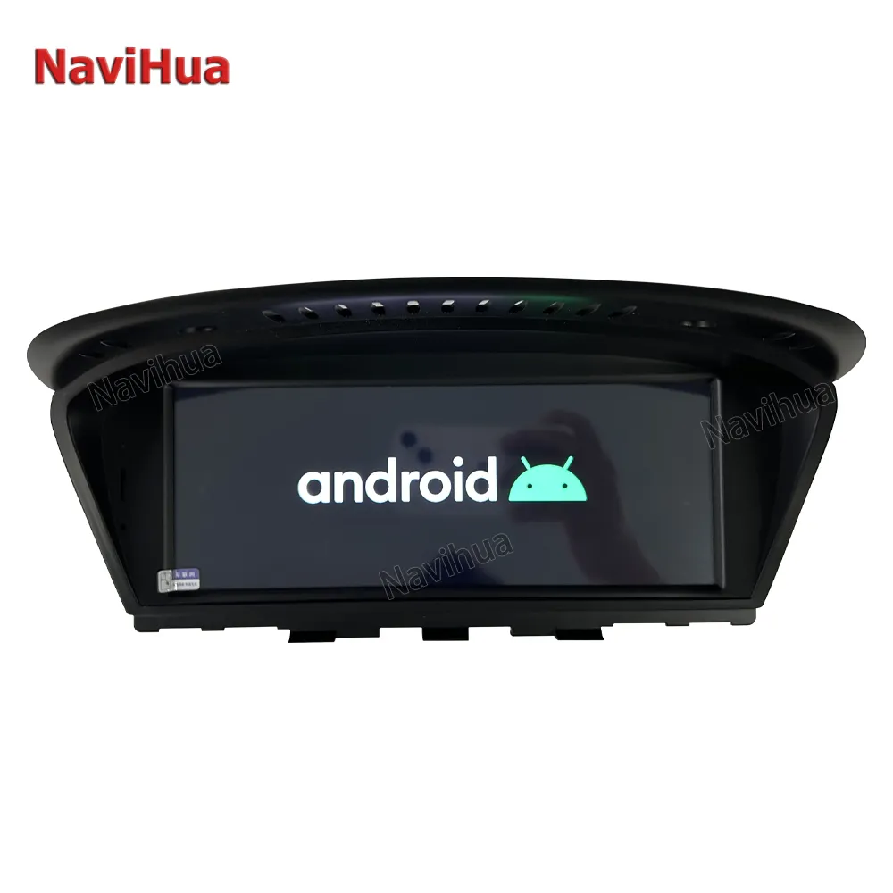 Navihua เครื่องเล่นดีวีดีมัลติมีเดีย8.8นิ้วระบบแอนดรอยด์ในรถยนต์ระบบนำทาง GPS วิทยุสเตอริโอสำหรับรถยนต์ BMW 5ชุด E60ระบบ CCC พร้อม CarPlay