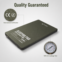 [Borderless Camping] Matelas Gonflable Militaire d'Extérieur Portable pour Camping et Randonnée Simple/Double