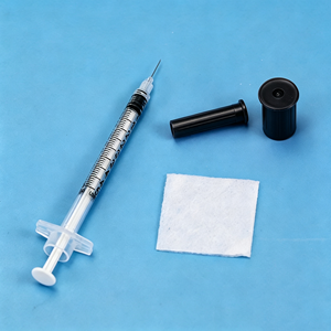 Jeringas <span class=keywords><strong>de</strong></span> <span class=keywords><strong>insulina</strong></span> para uso veterinario, 1 ml, caja <span class=keywords><strong>de</strong></span> 31 <span class=keywords><strong>unidades</strong></span>, <span class=keywords><strong>100</strong></span> <span class=keywords><strong>unidades</strong></span>, 6 mm, 8 mm, color negro, con toallita con alcohol - Product Image 3