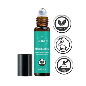 OEM meditazione olio <span class=keywords><strong>essenziale</strong></span> potenziante miscela rotolo su aromaterapia per la messa a fuoco, calmante, consapevolezza e <span class=keywords><strong>benessere</strong></span> spirituale - Product Image 5