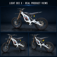 Moto tout-terrain électrique Surron Light Bee X 10kW 72V 35Ah pour adultes, modèle 2026, avec moteur central
