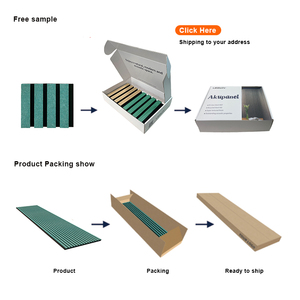 Tự làm cảm thấy vật nuôi Acoustic tấm Tường vật nuôi đá đen cách nhiệt tỏa sáng trắng paneels với thiết kế đồ họa giải pháp khả năng - Product Image 2