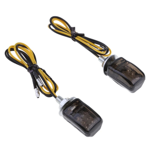 Intermitentes LED Ámbar para Mini Motocicleta, Luces de Señalización Negras - Product Image 5