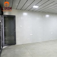 Cbox Moderna Casa Contenedor Desmontable de 20 pies, Prefabricada de 2 Pisos, con Paneles Sándwich Modulares, para Oficinas, Apartamentos, Dormitorios y Salas de Estar