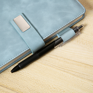 Agenda de bureau personnalisé en PU avec bouton magnétique A5/B5, carnet épais de haute qualité, carnet de notes, carnet de comptabilité, cadeau - Product Image 3