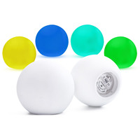 Offre Spéciale – Balles LED RGB DMX512 en vinyle rétro de 3 pouces, lumineuses et clignotantes, étanches IP68, pour mariages et fêtes