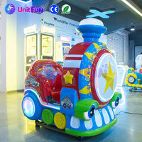Machine de jeu d'arcade électrique pour enfants, mini-train à monnayeur, balançoire pour enfants, pour zone de jeux pour enfants, vente en gros