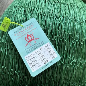 Wuchuan yufeng רשתות מותאמות אישית מפעל הסיטונאי פופולריות גבוהה כוח hdpe נטו דיג רשת 24erfy ~ 72רוטים לתפוס גדול