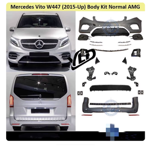 Nouveauté YLD pour <span class=keywords><strong>Mercedes</strong></span> Benz Classe V Vito W447 2016-2023 à 2023+ Kits de mise à niveau Gls M-Style avec pare-chocs et capot, installation facile V200 - Product Image 4