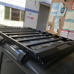 Galerie de Toit Universelle sur Mesure pour Berline Fourgonnette en Acier et Aluminium Vente en Gros, Barres de Toit pour <span class=keywords><strong>Voiture</strong></span> avec Supports de Bagages et <span class=keywords><strong>Porte</strong></span>-Vélo Plat pour 4x4 à Toit Rigide - Product Image 2