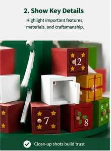 <b>Christmas</b> tree shaped <b>box</b> Advent calendar with drawers Rigid cardboard mystery <b>box</b> Custom gift packaging wholesale - Product Image 4