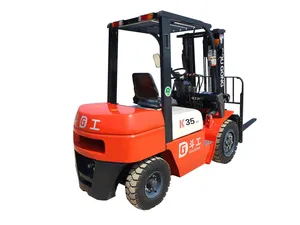 Rekabetçi iyi elektrikli dizel motor kamyon 3.5 ton fiyat dört tekerlekli sürücü tüm arazi tipi forklift yüksek kalite ile