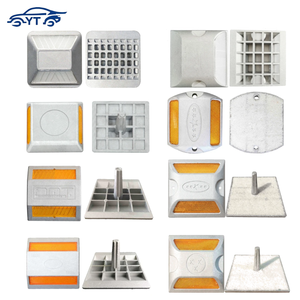 Bornes routières réfléchissantes double face en aluminium YT, qualité ingénieur, yeux de chat, signalisation de sécurité routière, protection IP67, avertissement de circulation - Product Image 6