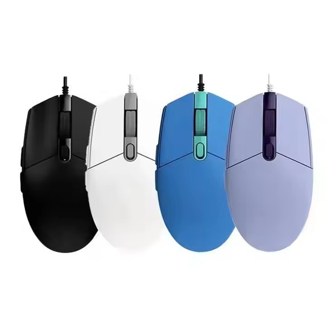2024 New G102 Wired Optical Gaming Mouse with USB Interface RGB Backlit 8000 DPI-in Stock