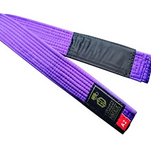 Cinturón de Jiu Jitsu Brasileño BJJ al por Mayor, 100% Algodón, Cinturón de Rango para Artes Marciales, Cinturón de Entrenamiento, Logotipo Personalizado, Fabricante para Adultos y Niños - Product Image 2
