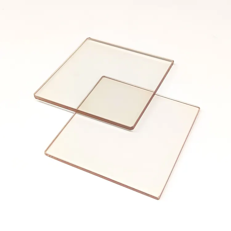 Üreticileri sıcak satış cam seramik kahverengi isıya dayanıklı cam panel soba şömine seramik cam plaka