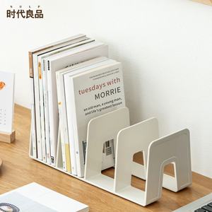 OEM/ODM 4열 모란디 컬러 데스크 책꽂이 대용량 두꺼운 학생용 도서 수납 책장 - Product Image 1