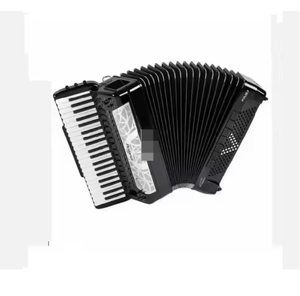 NOUVEAU ACCORDÉON CHROMATIQUE DE TYPE PIANO F R-8x ORIGINAL, CLAVIER EN BOIS NOIR, 49 TOUCHES, 120 BASE, PORTABLE, USB TYPE A/MIDI - Product Image 2