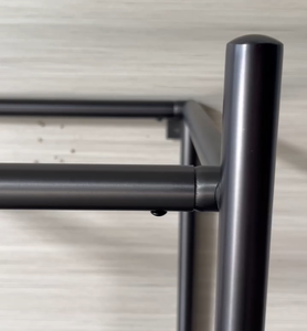 Cadre en acier dans un banc de bassin noir mat Suite minimaliste Appartement Coiffeuse Composant <span class=keywords><strong>Bureau</strong></span> Vanity <span class=keywords><strong>Console</strong></span> Hauteur réglable - Product Image 4