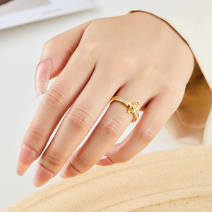 Vivienne Westwood Saturn Open <b>Ring</b> Micro Pave Zircon Adjustable Index <b>Finger</b> <b>Ring</b> Gift Jewelry - Product Image 2