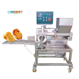 Linha de produção industrial automática de carne de hambúrguer, patty de hambúrguer, processamento de carne formada linha de produção em lanche