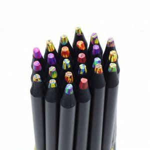 Crayons de couleur en bois arc-en-ciel géants multicolores fantaisie pour enfants USA Mairun pour l'école et l'art - Product Image 2