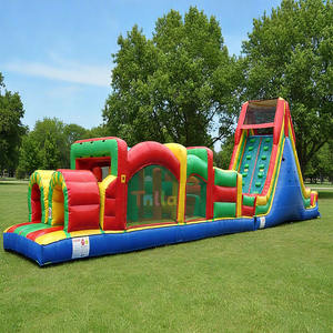 Pista de Obstáculos Inflable Multifuncional Popular para Niños y Adultos, Ideal para el Hogar - Product Image 1