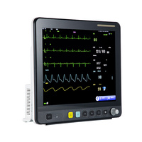 Moniteur patient vétérinaire grand écran LCD 15 pouces pour hôpital vétérinaire, chirurgie, soins intensifs, ECG, NIBP, SpO2, EtCO2, moniteur cardiaque