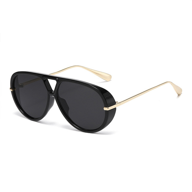 FUMILA New 5211 Toad Frame Polarized UV400 Sunglasses European American Fashion Large Frame Personality All-Match Trendy
