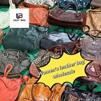 A14 Sacs d'occasion en gros, lots de sacs usagés, sacs en cuir véritable de seconde main pour femmes, sacs en cuir premium