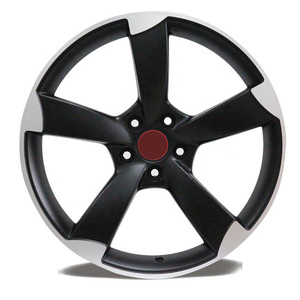 Jantes en alliage 18 19 pouces 5x112 noires usinées compatibles <span class=keywords><strong>Audi</strong></span> A3 <span class=keywords><strong>S3</strong></span> A4 S4 A5 S5 A6 - Product Image 2