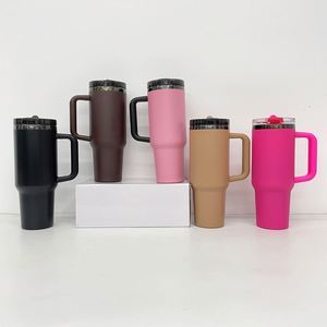 Vaso Térmico Negro de 40 oz con Pared Doble, Libre de BPA, Resistente a Fugas, con Pajita Abatible Extraíble - Product Image 3