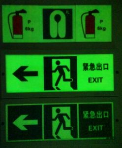 Película de Vinilo Fotoluminiscente Azul de PVC de Alta Luminosidad |   Película Imprimible que Brilla en la Oscuridad para Señales Luminosas de Seguridad Vial - Product Image 5