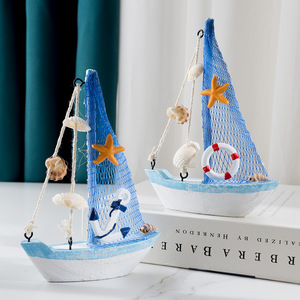 Ornamenti a forma di barca a vela da 15 cm, decorazioni per torte, piccole imbarcazioni, articoli per la <span class=keywords><strong>casa</strong></span> - Product Image 2