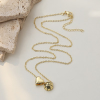 Collier Pendentif Zircon Tendance Série Sportive Cadeaux pour Couples Casual Volleyball Football Soccer Basketball