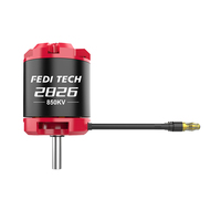 Motor CC sin escobillas FEDI-TECH de alta eficiencia 850KV, modelo HTRC2814 para aeronaves de ala fija, voltaje 3S-4S, eficiencia IE4, ODM/OEM