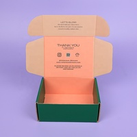 Emballage de produit haut de gamme avec logo personnalisé, laminé mat, gaufré, emballage cosmétique haut de gamme, emballage pour soins de la peau, boîtes en papier pour envoi postal