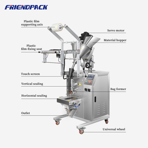 Machine de remplissage automatique de sachets de poudre en plastique de qualité alimentaire à faible coût et haute précision pour sel, lait, gingembre, détergent - Product Image 3