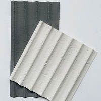 Revêtement mural flexible en tuiles de terre cuite modifiée, flexible et moderne, panneau composite ondulé MCM, résistant aux UV, ignifuge, imperméable