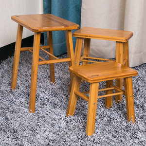 <b>Bamboo</b> Children's <b>Stool</b> XFD 1 2 3 Home Living Room Balcony Use - Product Image 1