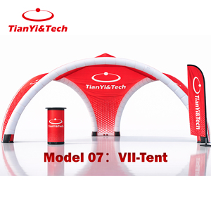 เต็นท์เป่าลมแบบโมดูลาร์ TianYi Tech |   เต็นท์จัดงานกลางแจ้งโครงสร้าง TPU ติดตั้งง่าย พร้อมบริการออกแบบและผลิตสื่อโฆษณาเป่าลมตามสั่ง - Product Image 1