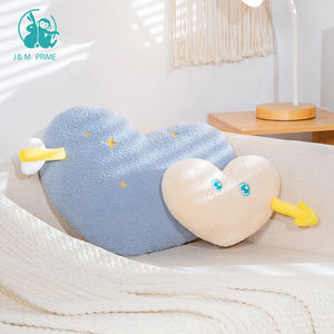 Cuscino d'amore a forma di cuore peluche per la casa di nozze o il letto morbido cuscino decorativo regalo con imbottitura in cotone PP - Product Image 2