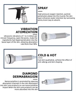 Multifunctional 8 in 1 Oxygen Bubble Blackhead Removal Ultrasonic Oxygen Facial Injection Diamond Microdermabrasion Machine - Product Image 5