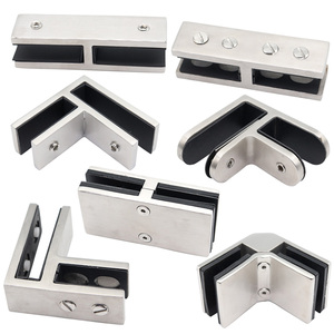 ZDステンレス鋼製手すり180度ガラス対ガラスクランプ - Product Image 2