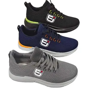 casual shoes sneaker for men running sport designer leather breathable fly knitting light 2023 new fashion walking style shoes